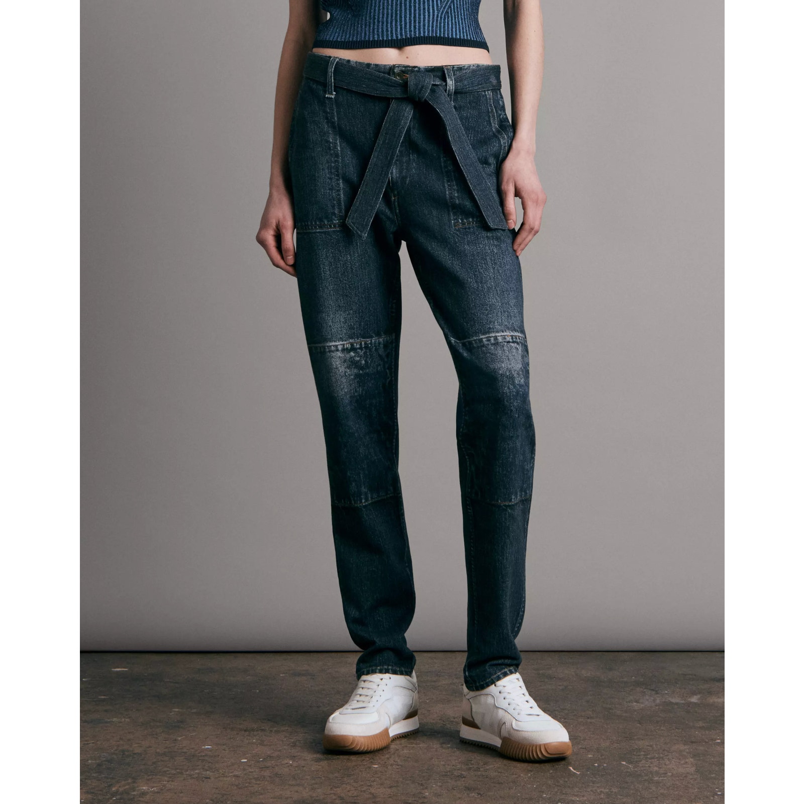Rag & Bone Miramar Mia Jean Dark Blue Sz Xs {Ff6}